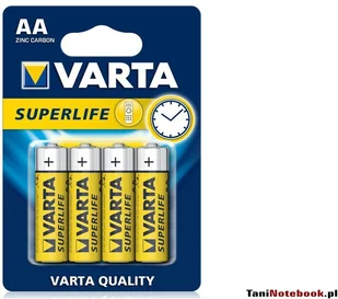 Varta 4 baterie AA - Mignon Superlife ZK - Baterie i akcesoria - miniaturka - grafika 2