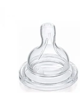 Philips antykolkowy Airflex - silikon, 0-6m, wolny przepływ (2szt.) - Smoczki do butelek - miniaturka - grafika 2
