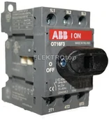 Inne akcesoria elektryczne - ABB Rozłącznik OT25F3 25A,3-b.bez wałka i rączki 1SCA104857R1001 - miniaturka - grafika 1