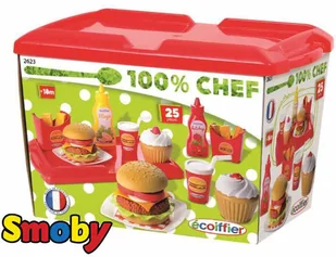 Smoby Fast Food - zestaw (25 elementów) - Zabawki AGD - miniaturka - grafika 2