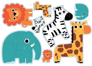 Djeco DŻUNGLA pierwsze puzzle DJ07135 - Puzzle - miniaturka - grafika 2