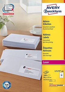 Avery etykiety adresowe schnellabloesend L7173-100 - Dodatki do drukarek i skanerów - miniaturka - grafika 3