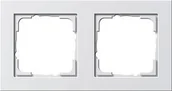 Klawisze i ramki - Gira E2 BIAŁY POŁYSK Ramka X2 [021229] - miniaturka - grafika 1