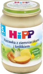 HiPP POTRAWKA Z ZIEMNIACZKAMI I KRÓLIKIEM 190G - Dania dla dzieci - miniaturka - grafika 3
