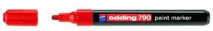 Edding MARKER LAKIEROWY OKRĄGŁA KOŃCÓWKA 2-3MM CZERWONY 790/002/CZ ED - Markery permanentne - miniaturka - grafika 2
