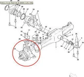 Części i akcesoria do maszyn rolniczych - CNH ZWROTNICA LEWA 5171554 - miniaturka - grafika 1