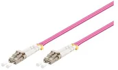 Kable światłowodowe - Goobay OM4 LC/LC Duplex Patchkabel Fioletowy 15 m 4040849959400 - miniaturka - grafika 1