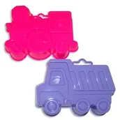 Zabawki do piasku - Polesie Poland Foremki wywrotka + lokomotywa - miniaturka - grafika 1
