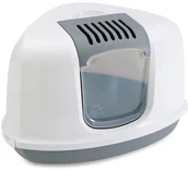 Kuwety dla kotów - Savic Kuweta dla kota Nestor Impression "Kitten", jasnoszary/biały - Filtr z aktywnego węgla,1 szt. - miniaturka - grafika 1