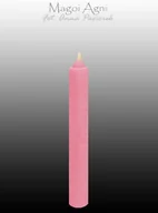 Świece - Magoi Agni Różowa świeca z wosku 9x1,2cm (5 sztuk) drim11 - miniaturka - grafika 1