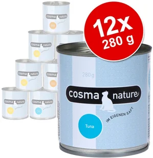 Cosma Nature 6 x 280 g Tuńczyk i krewetki - Mokra karma dla kotów - miniaturka - grafika 3