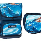 Worki na buty - Lego Smart Life Plecak NINJAGO JAY duży + worek - miniaturka - grafika 1