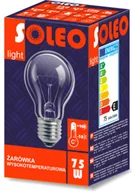 Żarówki tradycyjne - Soleo Żarówka wysokotemperaturowa ŻARÓWKA WYSOKOTEMPERATUROWA 75W E27 wszystko dla domu i biura! WST-0007 - miniaturka - grafika 1