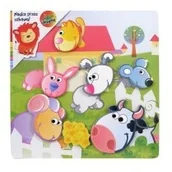 Układanki dla dzieci - Brimarex Drewno Układanka drewniana 3D 367515 - miniaturka - grafika 1