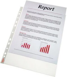 Esselte KOSZULKI KRYSTALICZNE A4 10 SZT. 56091 - Teczki i skoroszyty - miniaturka - grafika 3