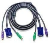 Aten Kabel 2x SVGA+klawPS+myszPS 5.0m Light 2L-5005P/C - Przełączniki KVM - miniaturka - grafika 2