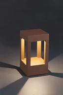 Lampy ogrodowe - Faro Barcelona Faro Agra Lampa na cokół LED Rudy, 1-punktowy 70756 - miniaturka - grafika 1