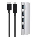 Huby USB - Belkin HUB USB 3.0 4 F4U088VF - miniaturka - grafika 1