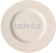 Wyposażenie lokali gastronomicznych - Hendi Talerz płytki z porcelany o średnicy 230 mm, ecru | , Gourmet HENDI-780022 - miniaturka - grafika 1