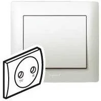 Legrand SISTENA LIFE PEARL Pokrywa gniazda RTV 771572 - Klawisze i ramki - miniaturka - grafika 2