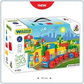 Klocki - Wader Klocki Middle Blocks - Zestaw Super Big - miniaturka - grafika 1