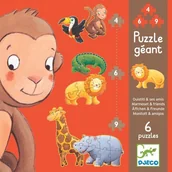 Puzzle - Djeco Puzzle Marmoset i przyjaciele - miniaturka - grafika 1