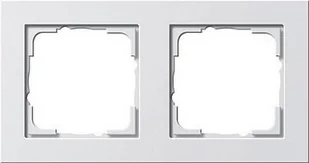 Gira E2 BIAŁY MAT Ramka X2 [021222] - Klawisze i ramki - miniaturka - grafika 2