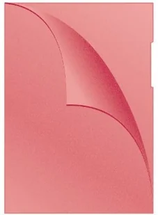 Q-Connect Obwoluta typu L, PP, A4, groszkowa, czerwona KF00306 - Koszulki na dokumenty - miniaturka - grafika 2