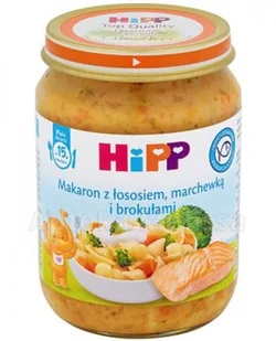 Hipp Makaron z łososiem, marchewką i brokułami BIO-po15miesiącu - Dania dla dzieci - miniaturka - grafika 2