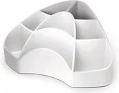 Przyborniki na biurko - ARDA Przybornik biurowy włoskiej marki (biały) 7121B - miniaturka - grafika 1