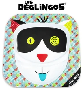 Les Deglingos Talerz, Kot Charlos - Miseczki i talerzyki dla dzieci - miniaturka - grafika 2