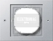 Klawisze i ramki - Gira TX_44 ALUMINIUM Ramka X1 [021165] - miniaturka - grafika 1