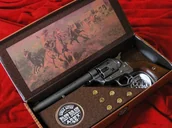 Repliki - broń - Hiszpania COLT PEACE MAKER 1873r SINGLE ACTION ARMY CAL 45 stalowy drewno - miniaturka - grafika 1