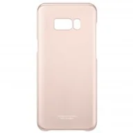 Etui i futerały do telefonów - Samsung Etui Clear Cover Galaxy S8 Plus, przezroczyste różowe (Pink) EF-QG955CPEGWW - miniaturka - grafika 1