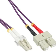 Kable światłowodowe - InLine 88639p LWL Duplex Cable (LC/SC, 50/125 m, OM4, 20 m) 88639 - miniaturka - grafika 1