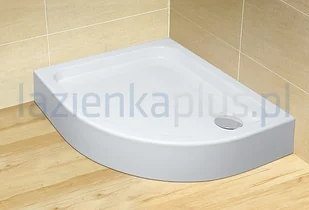Radaway Siros E Compact 90x80 lewy biały SBE8917-1L - Brodziki prysznicowe - miniaturka - grafika 3