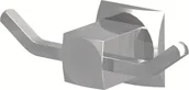 Wieszaki łazienkowe - Andex Wieszak podwójny - Chrom - 604CC - miniaturka - grafika 1