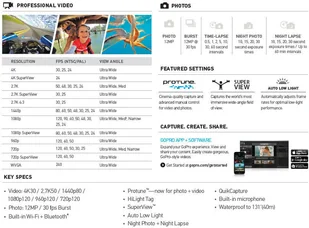 GoPro Hero 4 Black Edition (RA202C) - Kamery sportowe - miniaturka - grafika 3