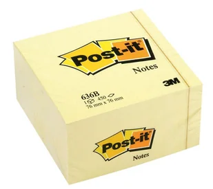 Post-It Karteczki żółty 100x100 200k. 636B - Etykiety samoprzylepne i bloki etykiet - miniaturka - grafika 2