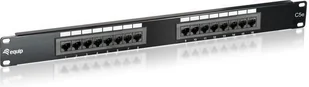 Equip PATCH PANEL 16 PORT 1U KAT.5E CZARNY (235316) - Panele krosownicze - miniaturka - grafika 2