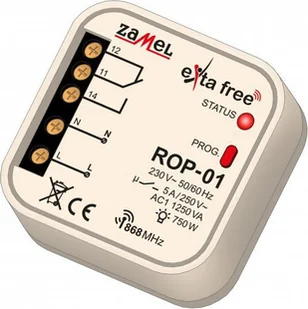 Zamel Sp. z o.o. RADIOWY Odbiornik DOPUSZKOWY 1-KANAŁOWY TYP: ROP-01 EXF10000047 - Inne akcesoria elektryczne - miniaturka - grafika 4