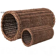 Akcesoria dla gryzoni - Trixie Tunel wiklinowy dla małych zwierząt - O 10 x 25 cm - miniaturka - grafika 1