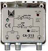 Akcesoria do monitoringu - Abcvision WZMACNIACZ CA-215 ALCAD 12V NA 2 WYJŚCIA - miniaturka - grafika 1