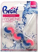 Środki do WC - Kostka do WC Brait - 45+6G / flowers / dwufazowa - miniaturka - grafika 1