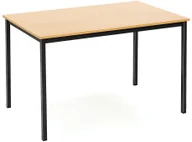 Stoły - AJ Stół do jadalni 800x756x1200mm Stelaż: Czarny 12420 - miniaturka - grafika 1