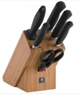 Zwilling Pure Blok Zestaw noży, bambus, 7 cz. 300 x 115 x 260 mm 33620-001-0 - Noże kuchenne - miniaturka - grafika 2