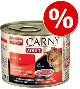 Animonda Carny Adult, 6 x 200 g - Wołowina i kurczak - Mokra karma dla kotów Animonda Carny Adult, 6 x 200 g - Wołowina i kurczak - Mokra karma dla kotów - miniaturka - grafika 3