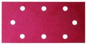 Materiały ścierne - Bosch Papier ścierny do szlifierki z rzepem perforowane wielkość ziarna 40 DxS) 185 mm x 93 mm 2609256A87 10 szt - miniaturka - grafika 1