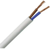 Przewody elektryczne - Conotech Kopp gumowany przełączający H03VV-F 2 x 0.75 mm Kopp 151525003 biały 25 m - miniaturka - grafika 1
