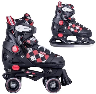 Worker WROTKI-ROLKI 2W1 czarno-czerwony - Rolki - miniaturka - grafika 6